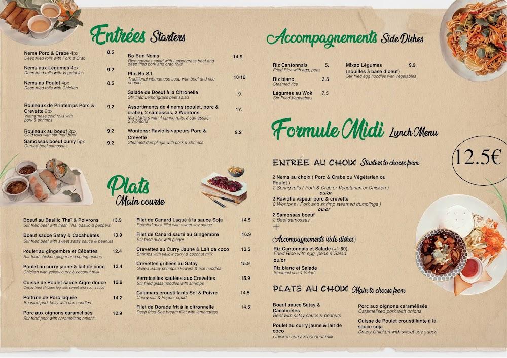 Restaurant China - Menu Image 1